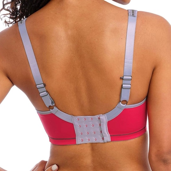 Freya Vibrant Hot Crimson Sports Bra UK SZ 36DD - Picture 2 of 8